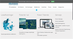 Desktop Screenshot of fiskeriforening.dk